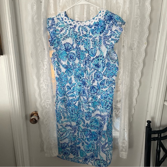 LILLY PULITZER JOAN TUNIC DRESS Size S NWT Shell Me You Love Me Print - Picture 6 of 7